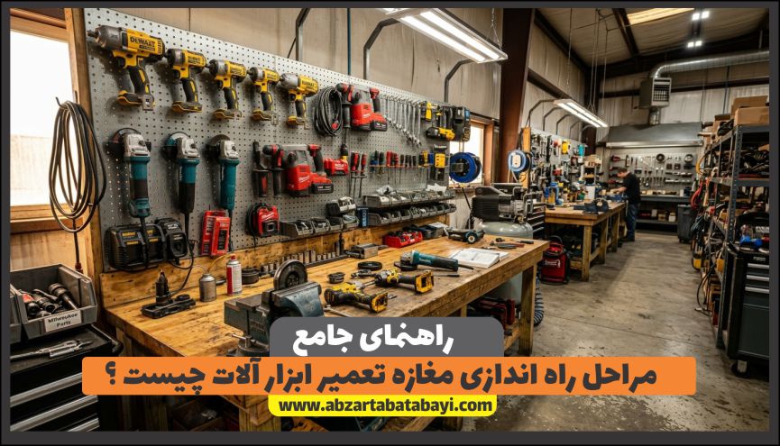 مراحل راه اندازی مغازه تعمیر ابزار آلات چیست ؟